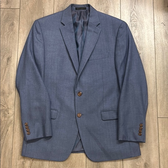 Lauren Ralph Lauren Stunning Blue Sports Coat Blazer - Lined - 40R - Single vent